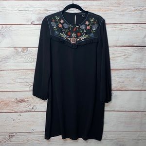 Atmosphere Long Sleeve Black Dress Size 8
